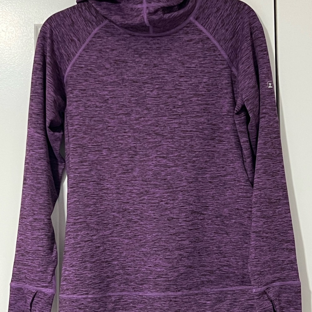 Eastern Mountain Sports Purple Fitted Raglan Sweatshirt